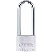 Abus 64TI-40HB63 KA6412 - Candado Titalium de 40mm arco extra largo llaves iguales